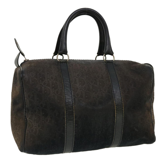 Christian Dior Trotter Canvas Hand Bag Navy Auth rd2920 - Picture 1 of 16